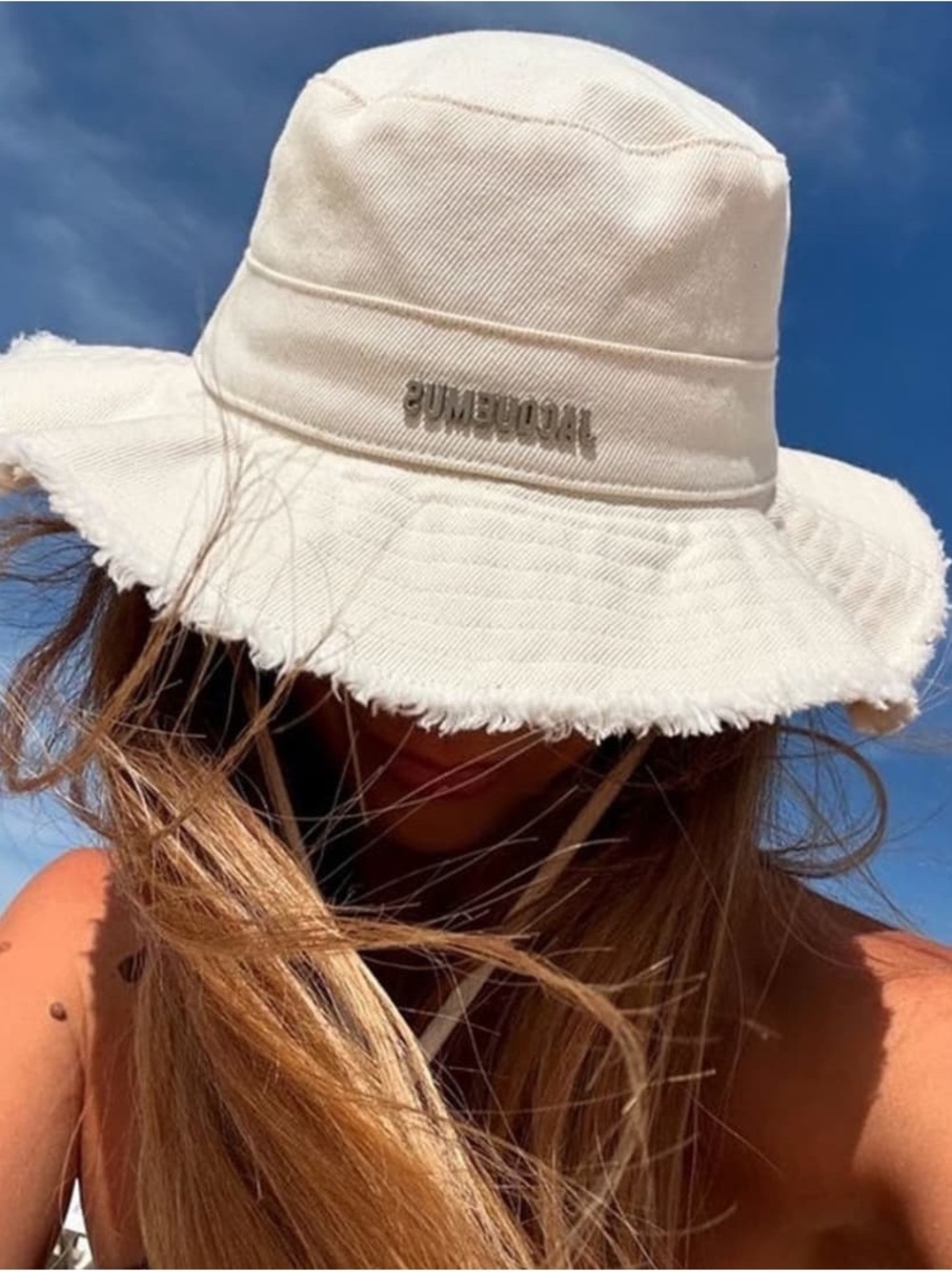 Jacquemus Le Bob Artichaut logo Bucket Hat
